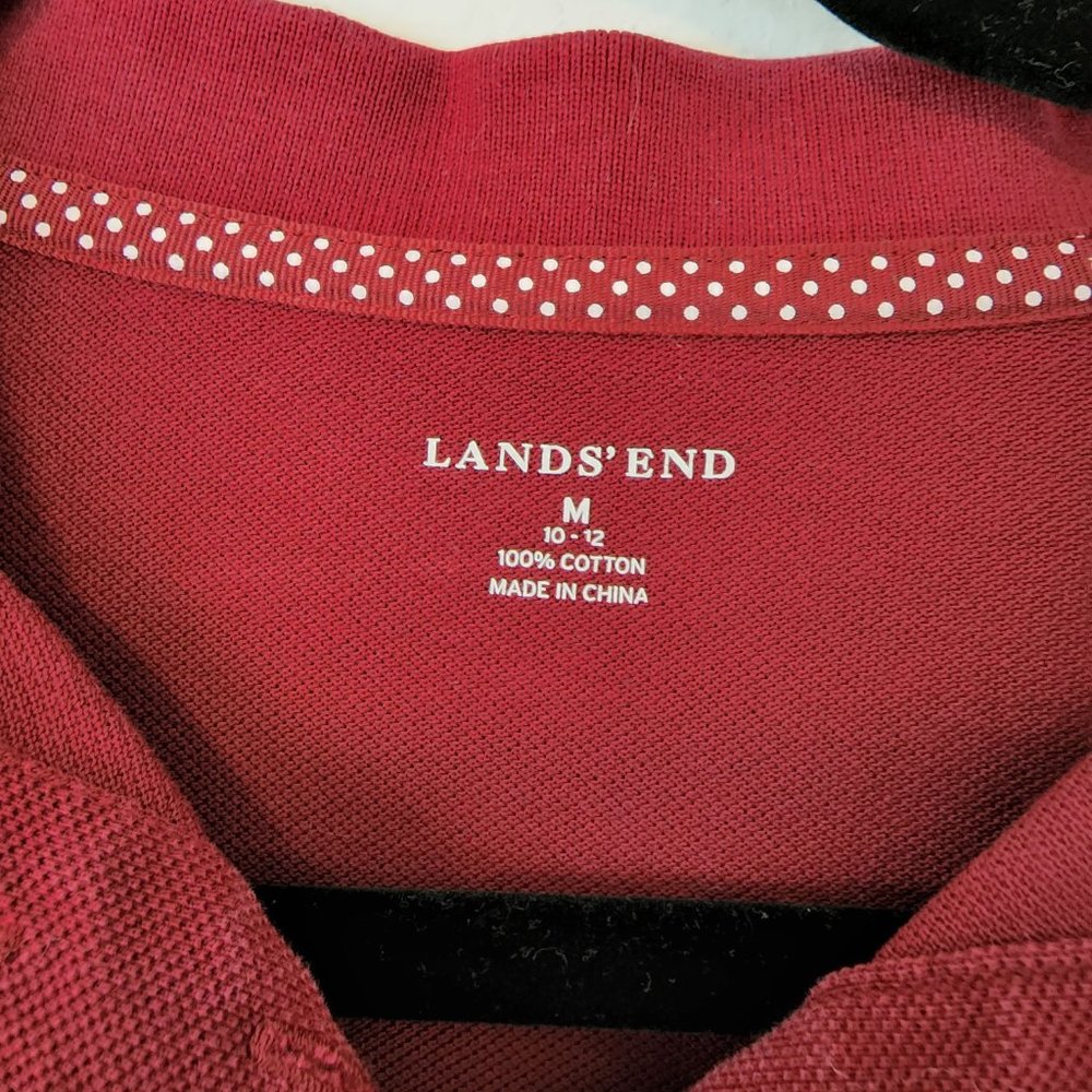 Lands' End Womens Medium (10/12) Polo - Picture 3 of 3